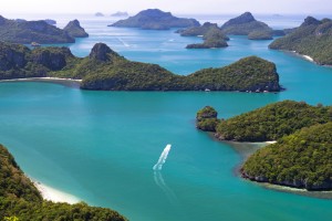 Close up of Ang Thong National Marine Park, Thailand