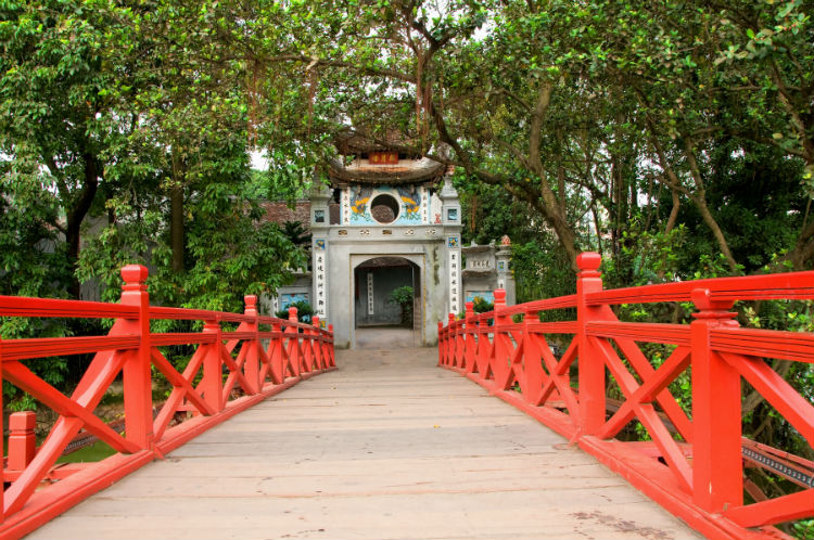 Ngoc Son Temple in Hanoi
