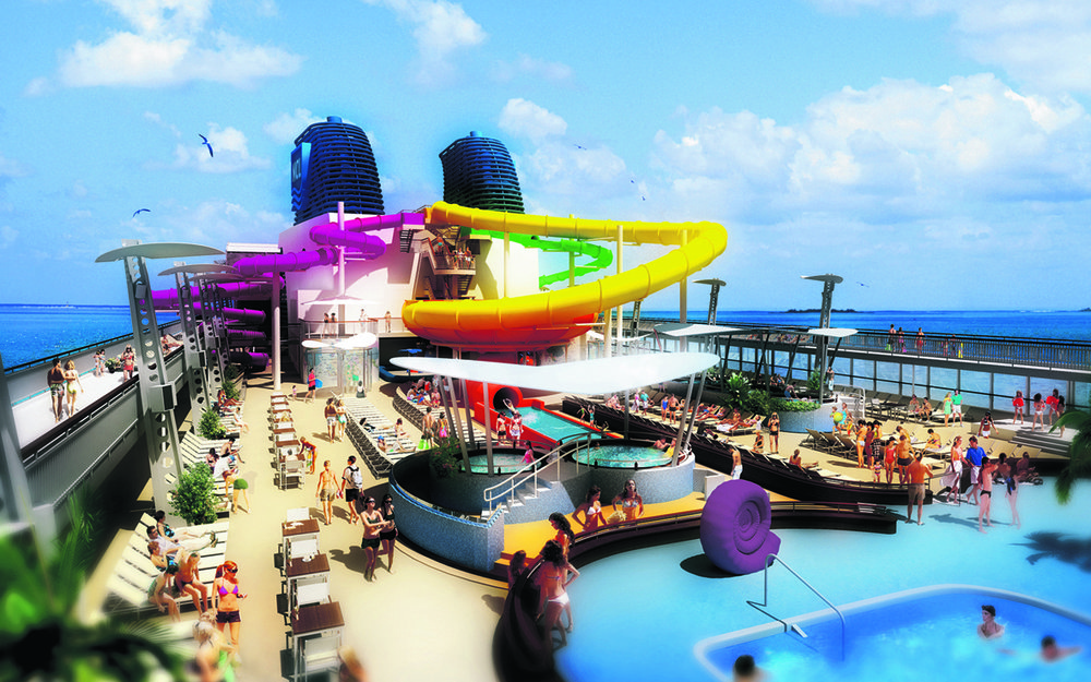 The waterpark on-board NCL Epic