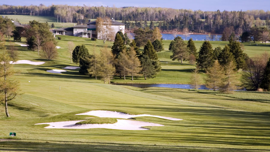 A golf course in Prince Edward Island