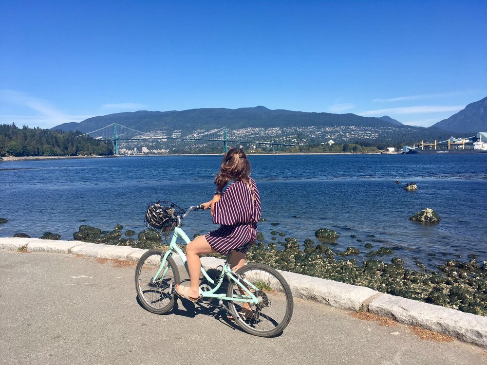 Cycling around Vancouver