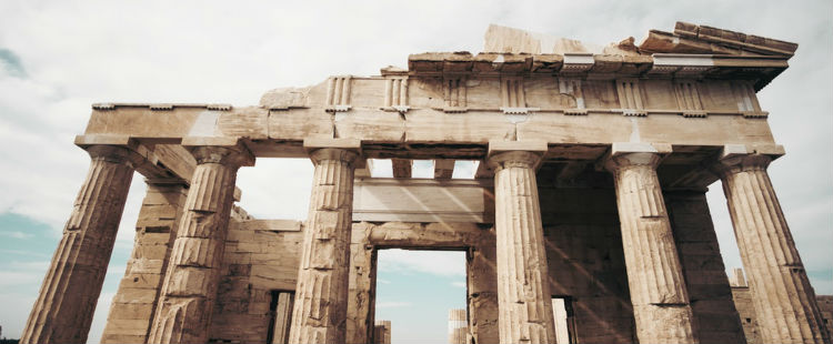 Ancient monument in Athens, Greece