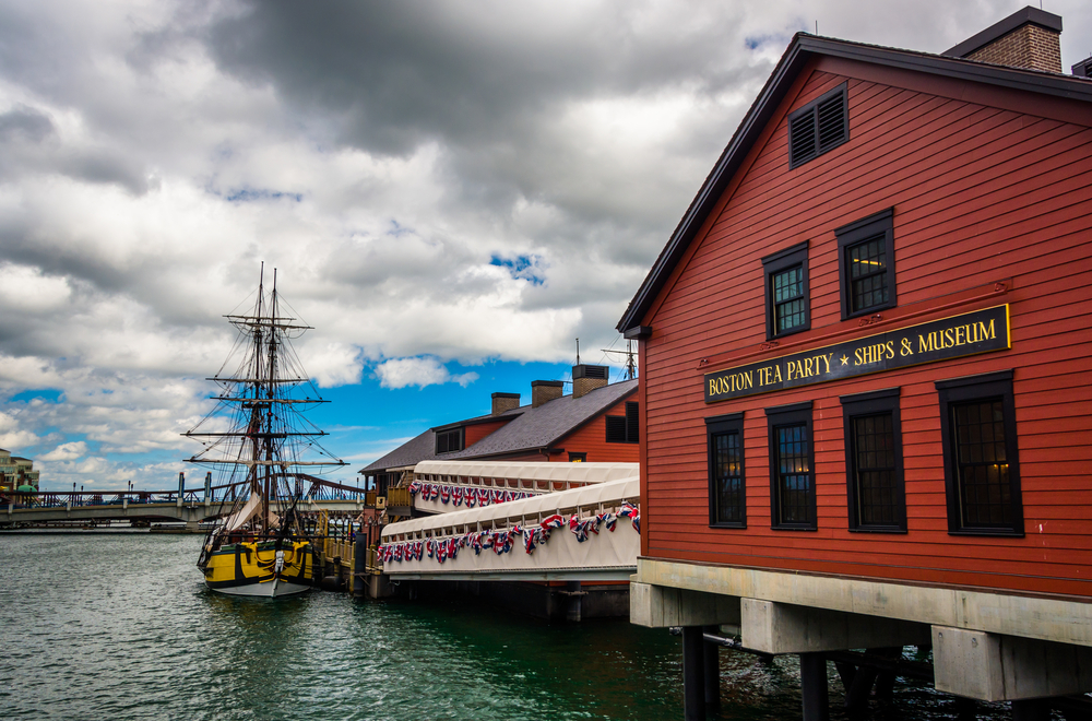 The Boston Tea Party building in Boston